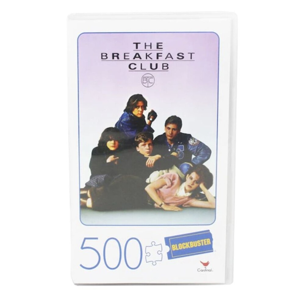 The Breakfast Club 500-Piece Puzzles in Retro Blockbuster VHS Video Case 18"x24"